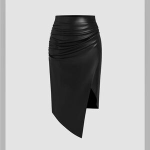Cider Midi Black Women's Skirt